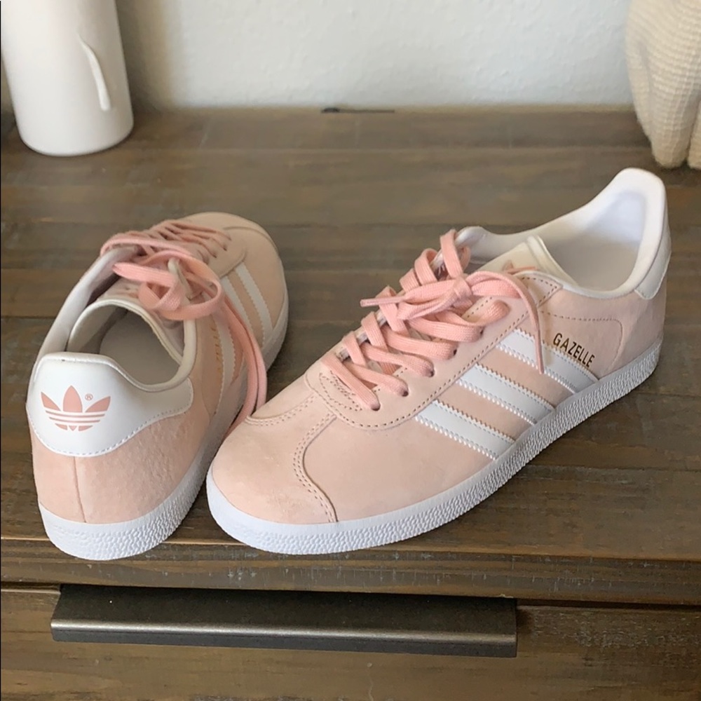 Adidas Pastel Pink Gazelles
